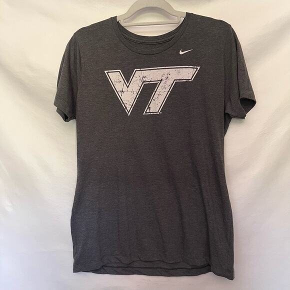 Nike Virginia Tech Vt Hokies Mens T-Shirt Sz XL Collegiate Street Norm Slim Fit - Picture 11 of 11